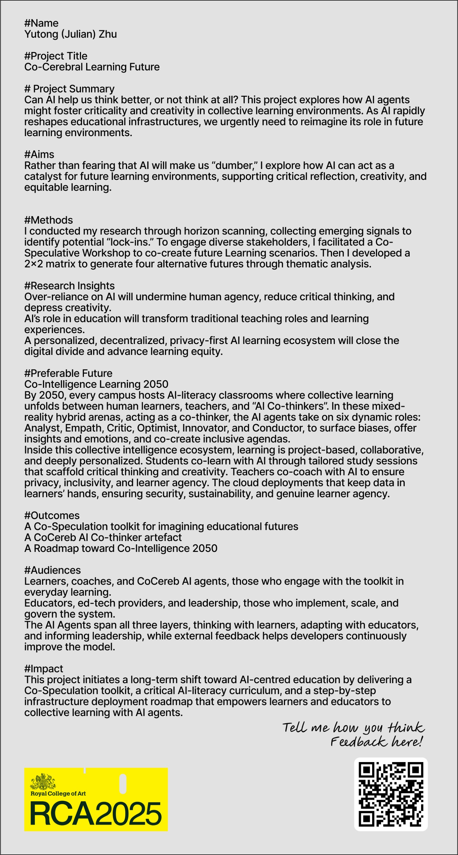 One-page introduction of Co Cerebral — the version shipped with the Mitsubishi presentation and RCA 2025 profile.